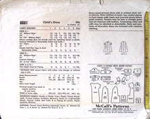 Load image into Gallery viewer, Vintage Sewing Pattern: McCalls 6661
