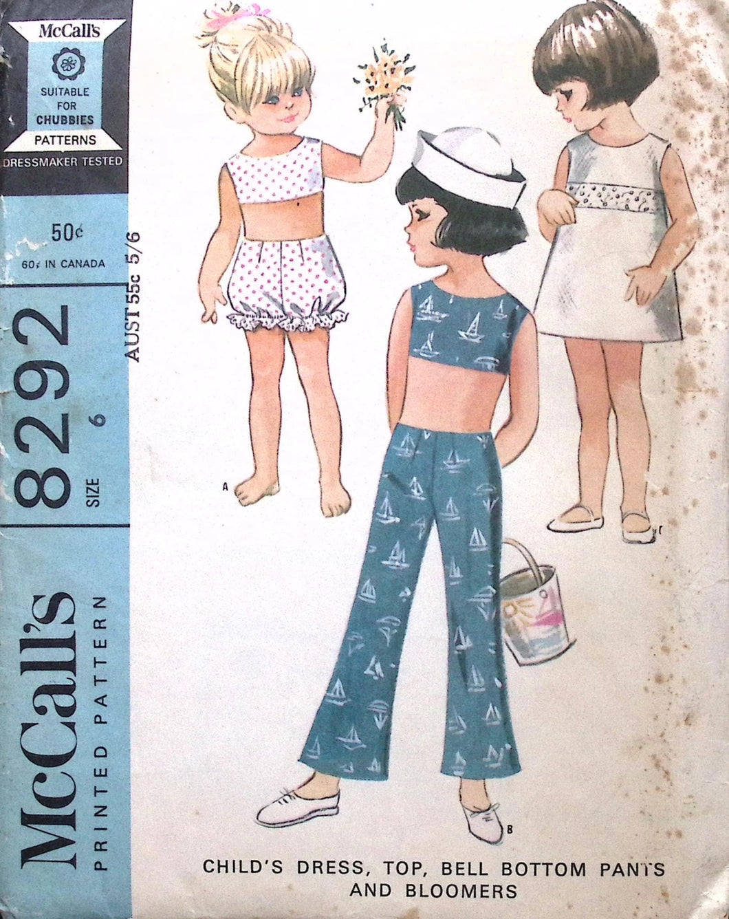 Vintage Sewing Pattern: McCalls 8292