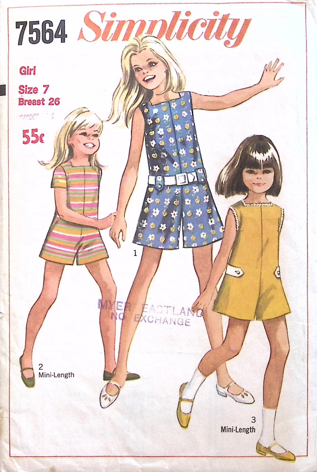 Vintage Sewing Pattern: Simplicity 7564