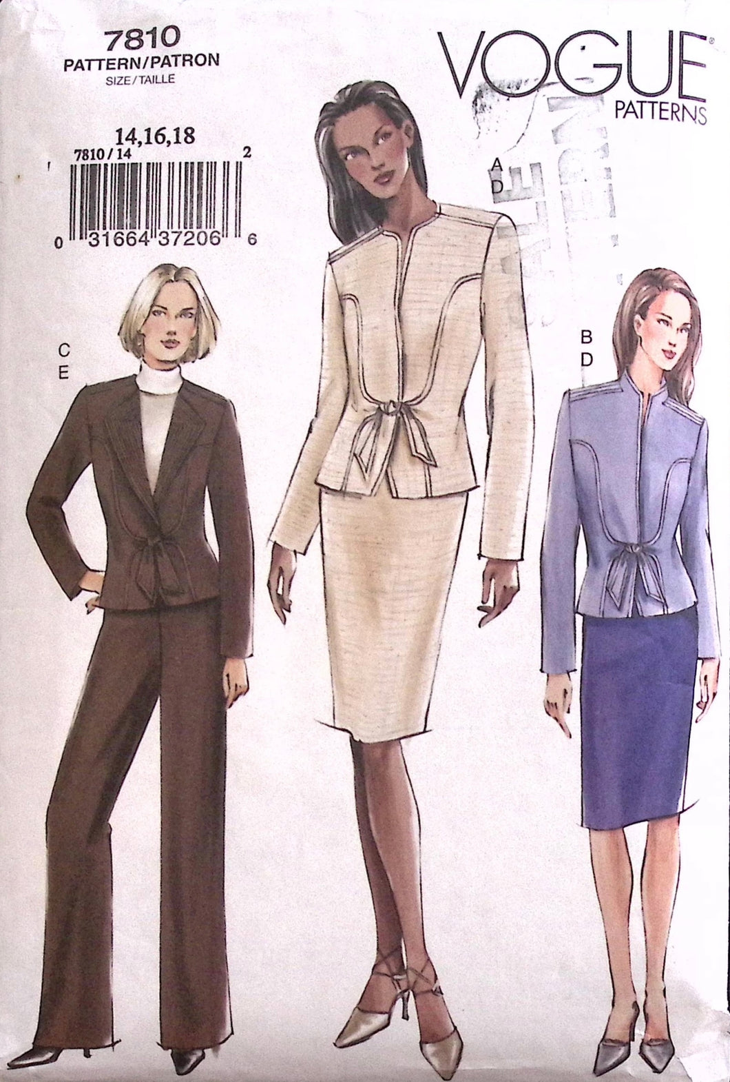 Sewing Pattern: Vogue 7810