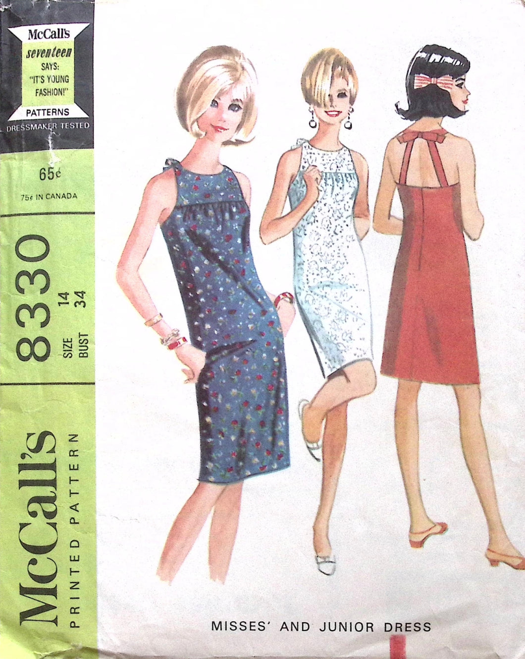 Vintage Sewing Pattern: McCalls 8330