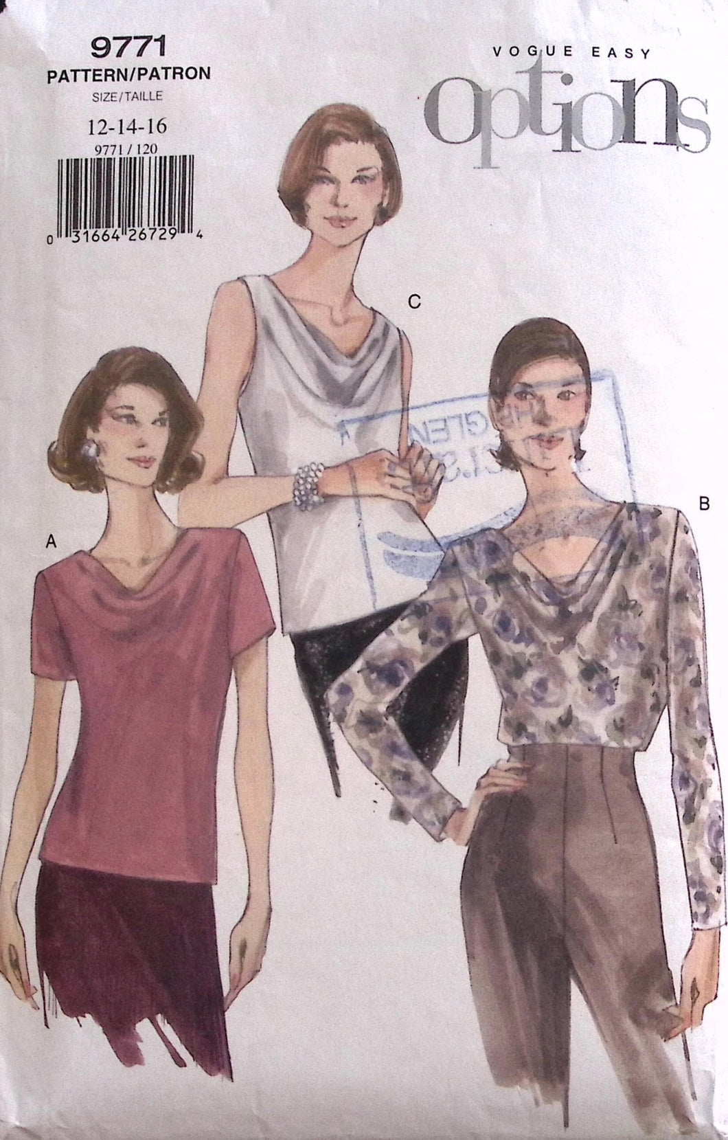 Vintage Sewing Pattern: Vogue 9771