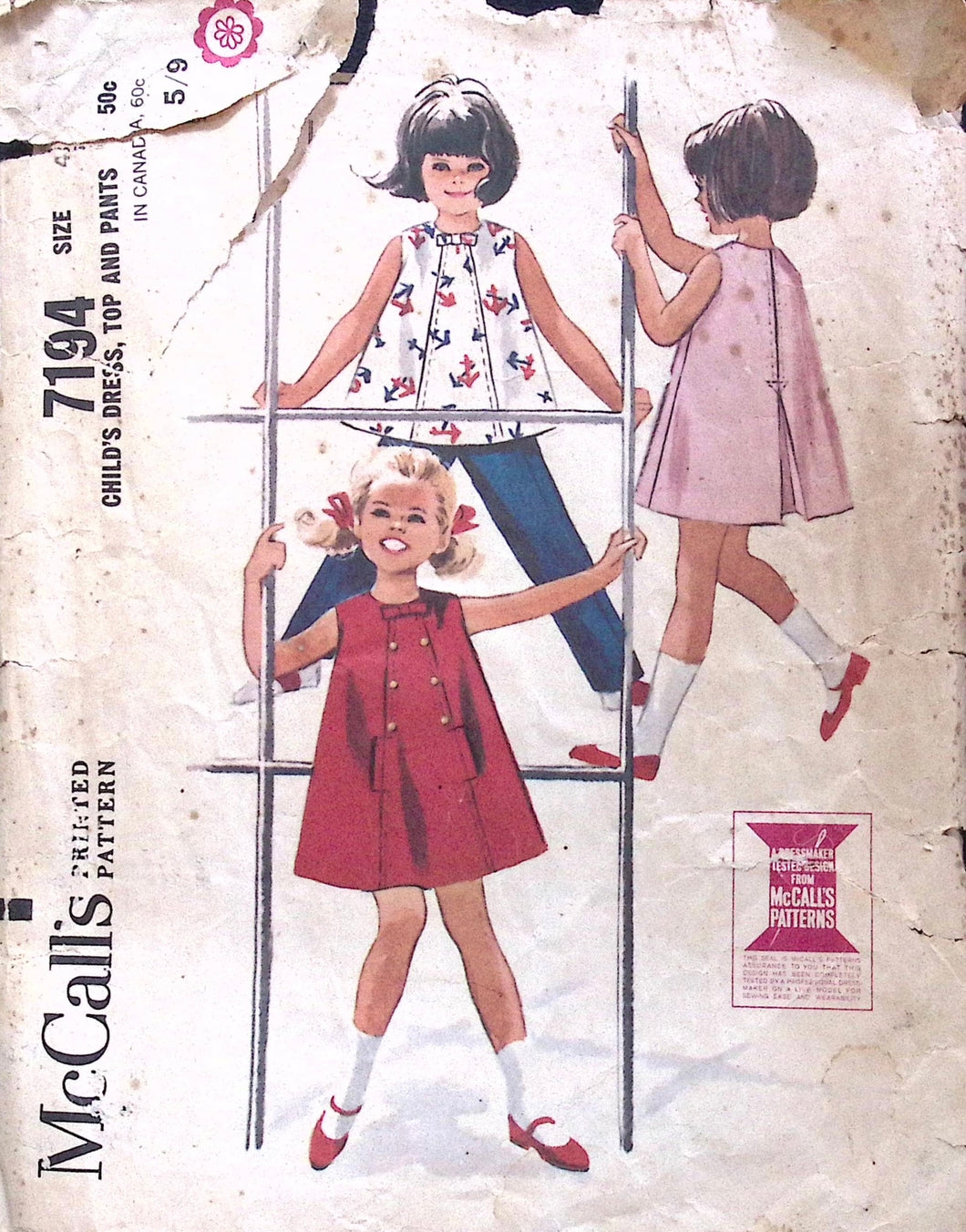 Vintage Sewing Pattern: McCalls 7194