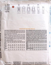Load image into Gallery viewer, Vintage Sewing Pattern: Vogue 1375
