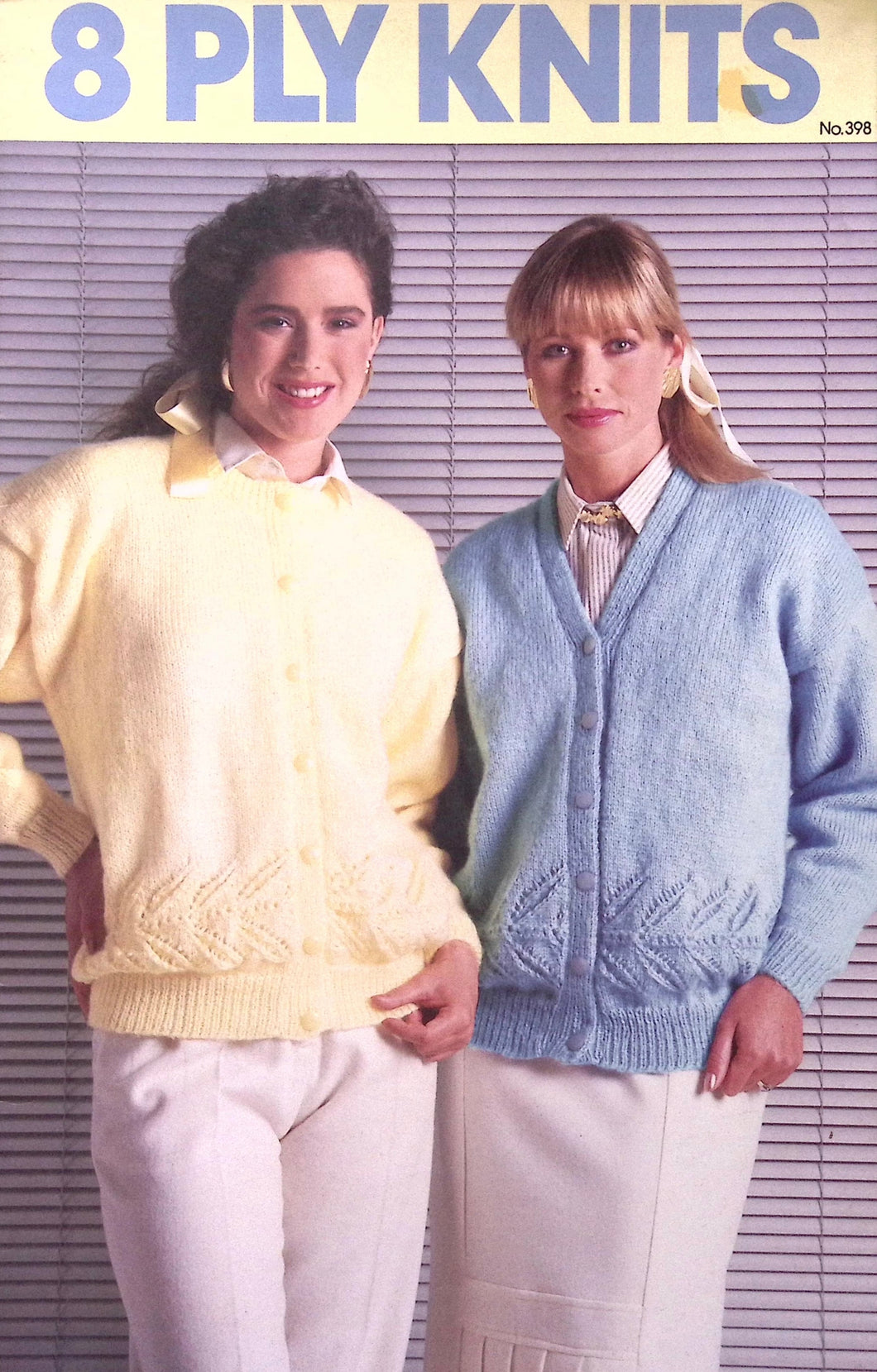 Vintage Knitting Booklet-8 Ply Knits No.398