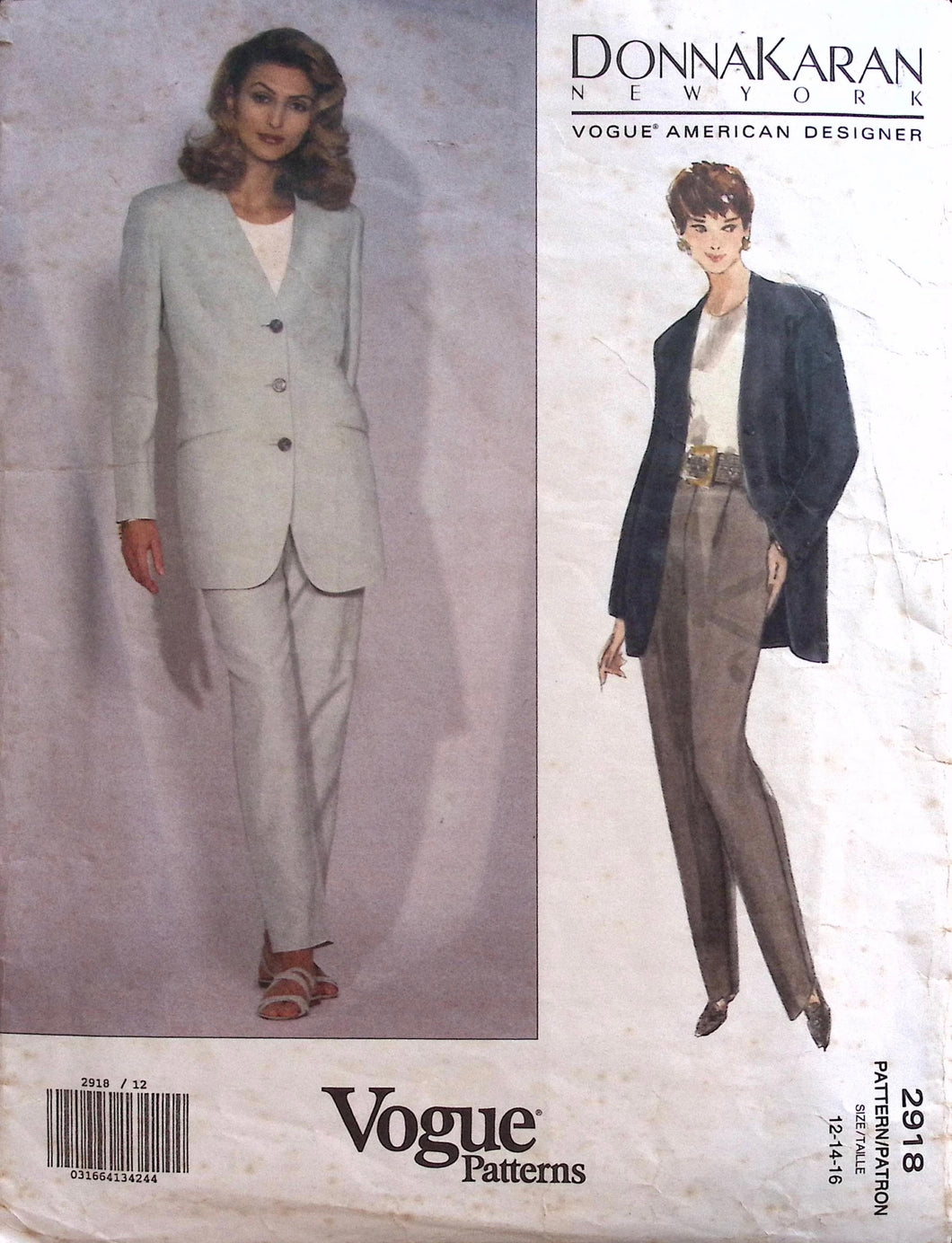 Vintage Sewing Pattern: Vogue 2918
