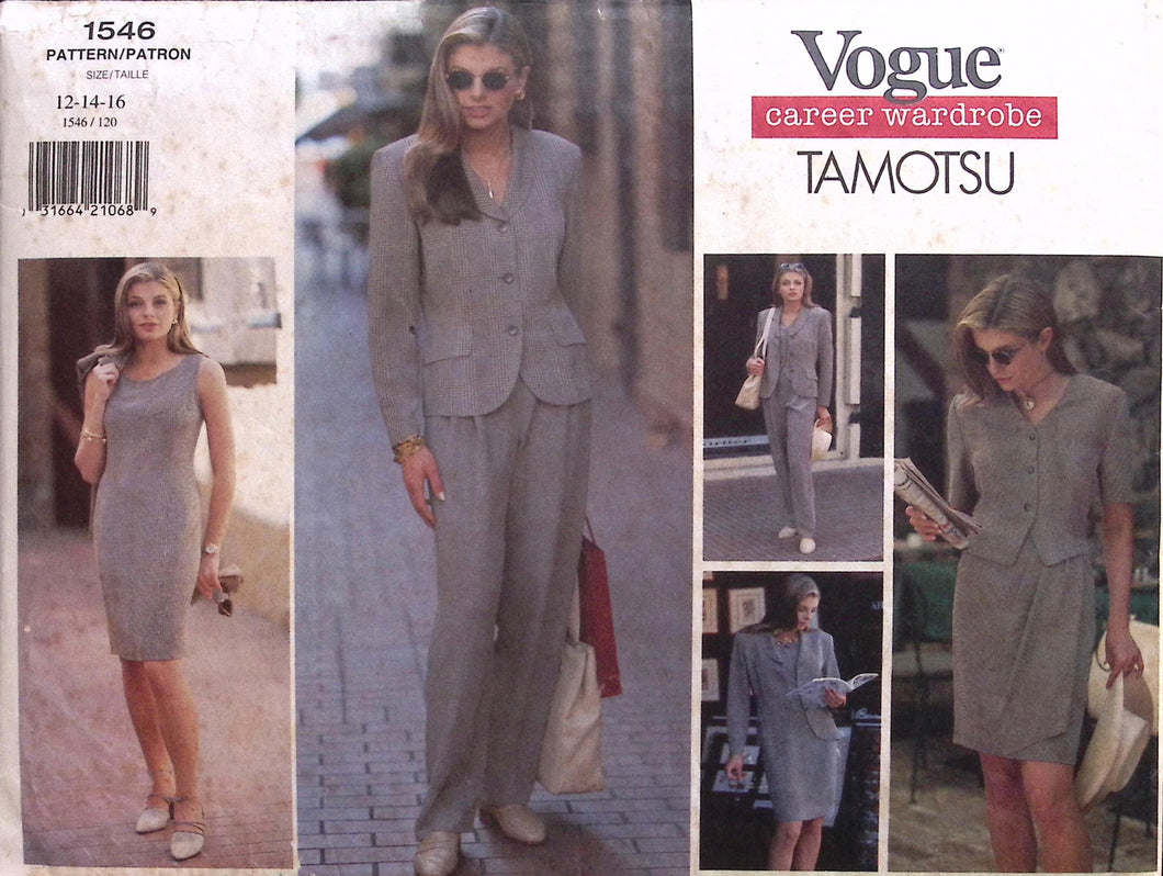 Vintage Sewing Pattern: Vogue 1546