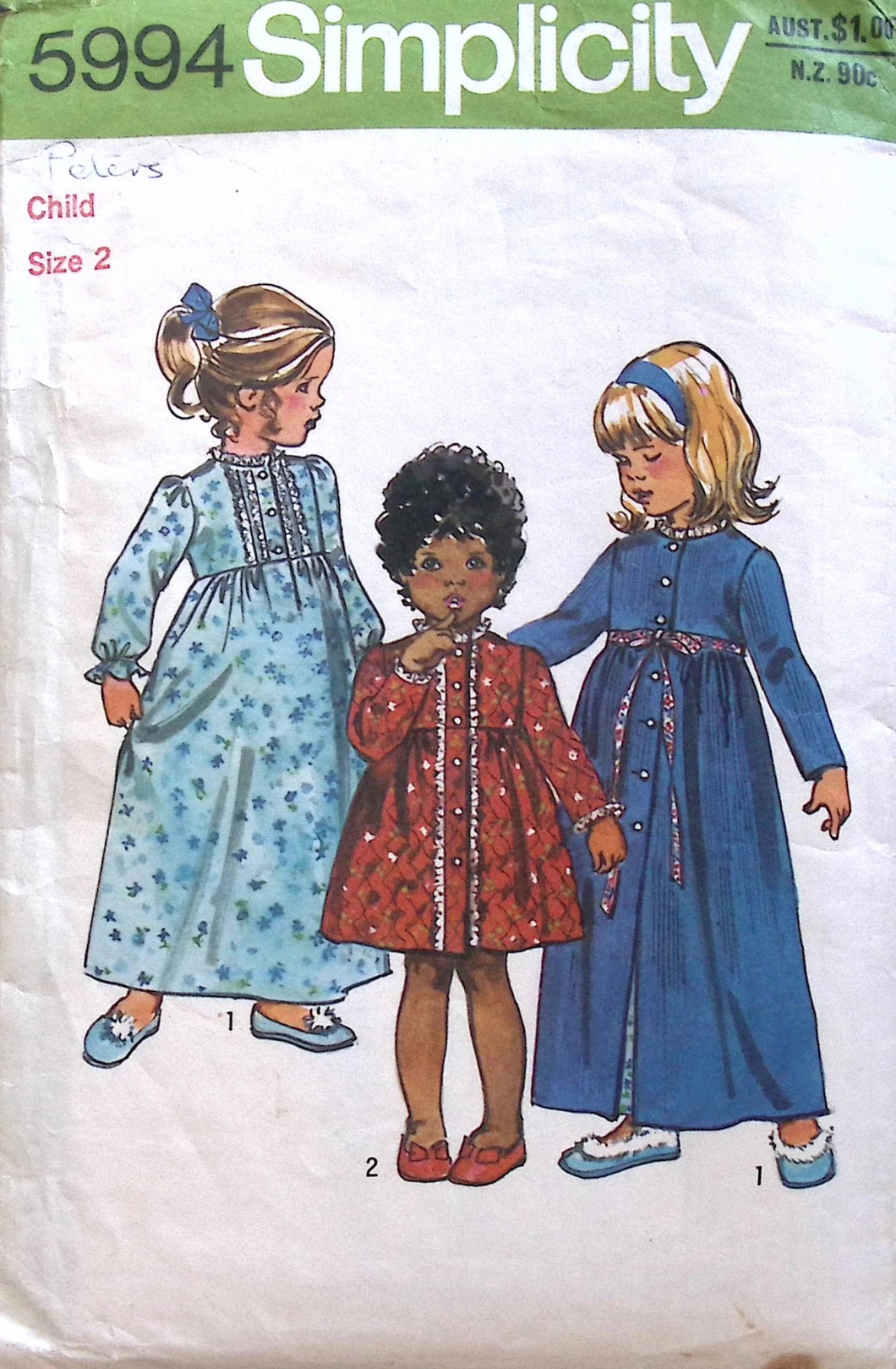 Vintage Sewing Pattern: Simplicity 5994