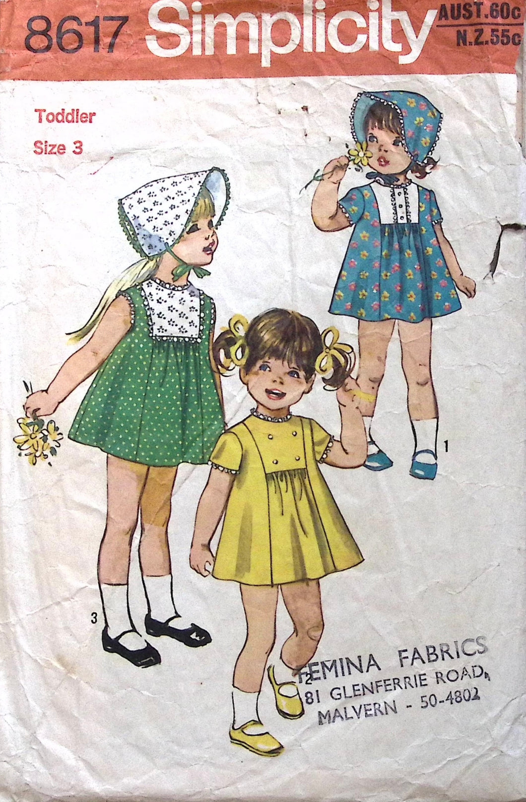 Vintage Sewing Pattern: Simplicity 8617