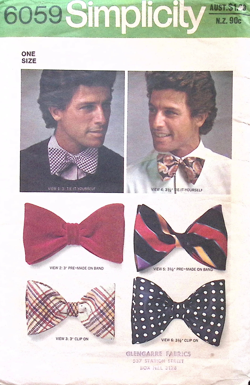 Vintage Sewing Pattern Simplicity 6059