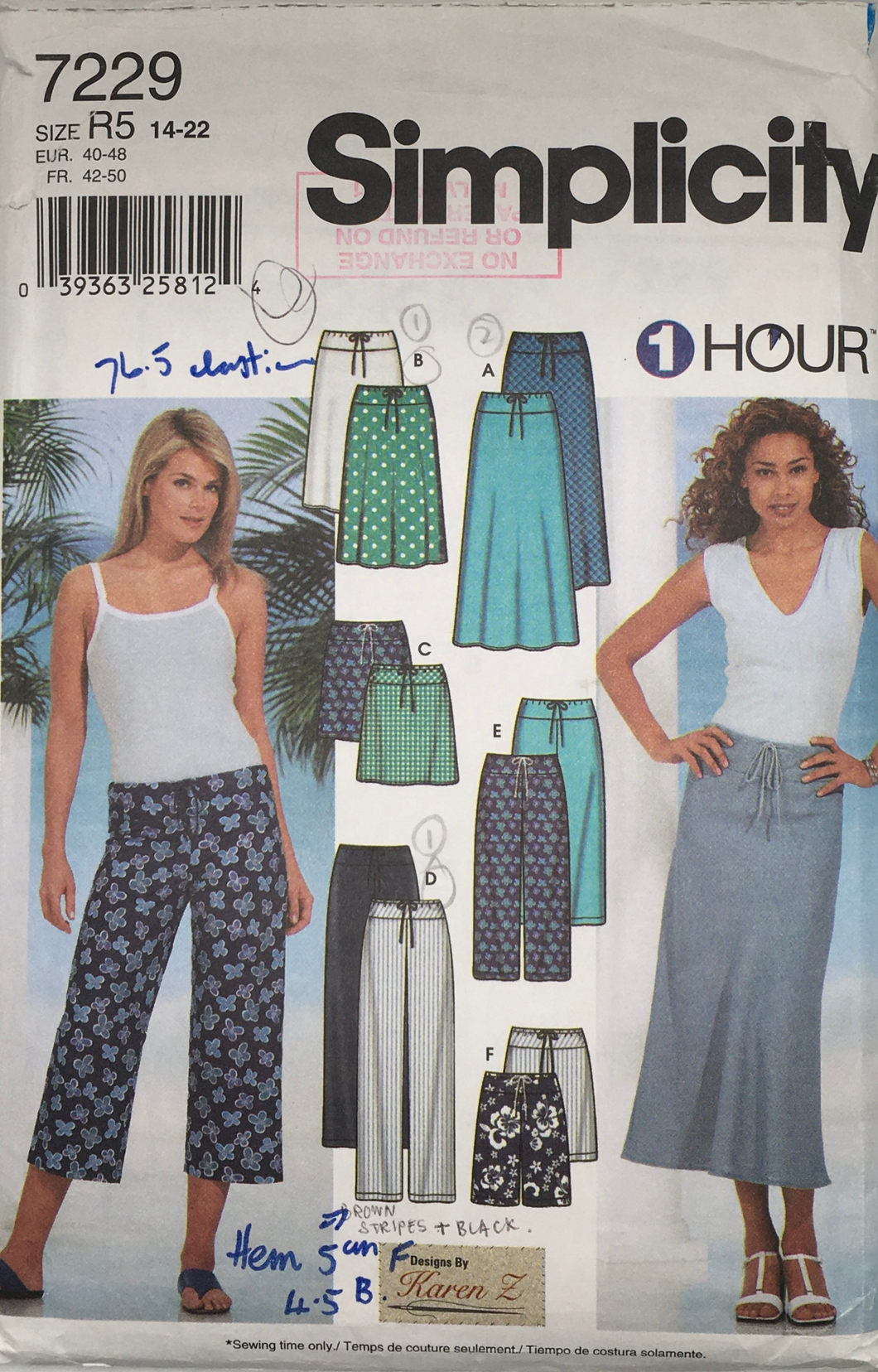 Sewing Pattern: Simplicity 7229