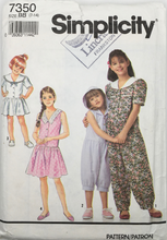 Load image into Gallery viewer, 1991 Vintage Sewing Pattern: Simplicity 7350
