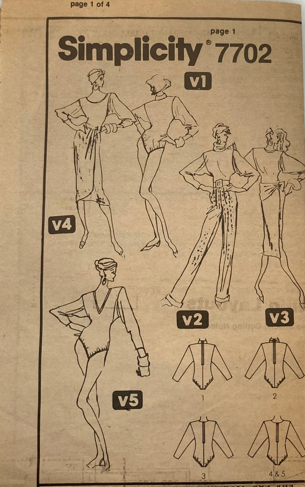 Sewing Pattern: Simplicity 7702