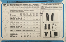 Load image into Gallery viewer, 1980 Vintage Sewing Pattern: Simplicity 9233
