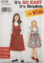 Load image into Gallery viewer, 1996 Vintage Sewing Pattern: Simplicity 9726
