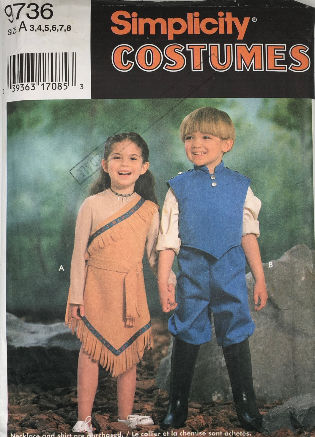 Vintage Sewing Pattern: Simplicity 9736