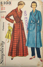 Load image into Gallery viewer, 1953 Vintage Sewing Pattern: Simplicity S.103
