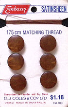 Load image into Gallery viewer, Vintage Embassy Satinsheen Shank Buttons
