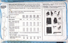 Load image into Gallery viewer, Vintage Sewing Pattern: Simplicity 9222
