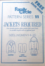 Load image into Gallery viewer, Vintage Sewing Pattern: Family Circle Pattern Series
