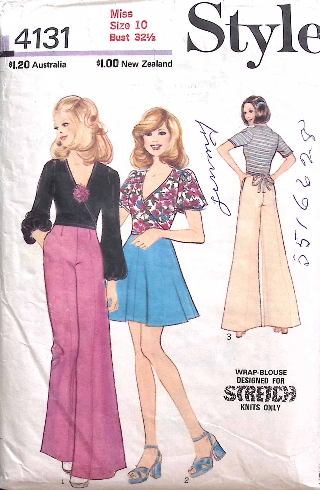 Vintage Sewing Pattern: Style 4131