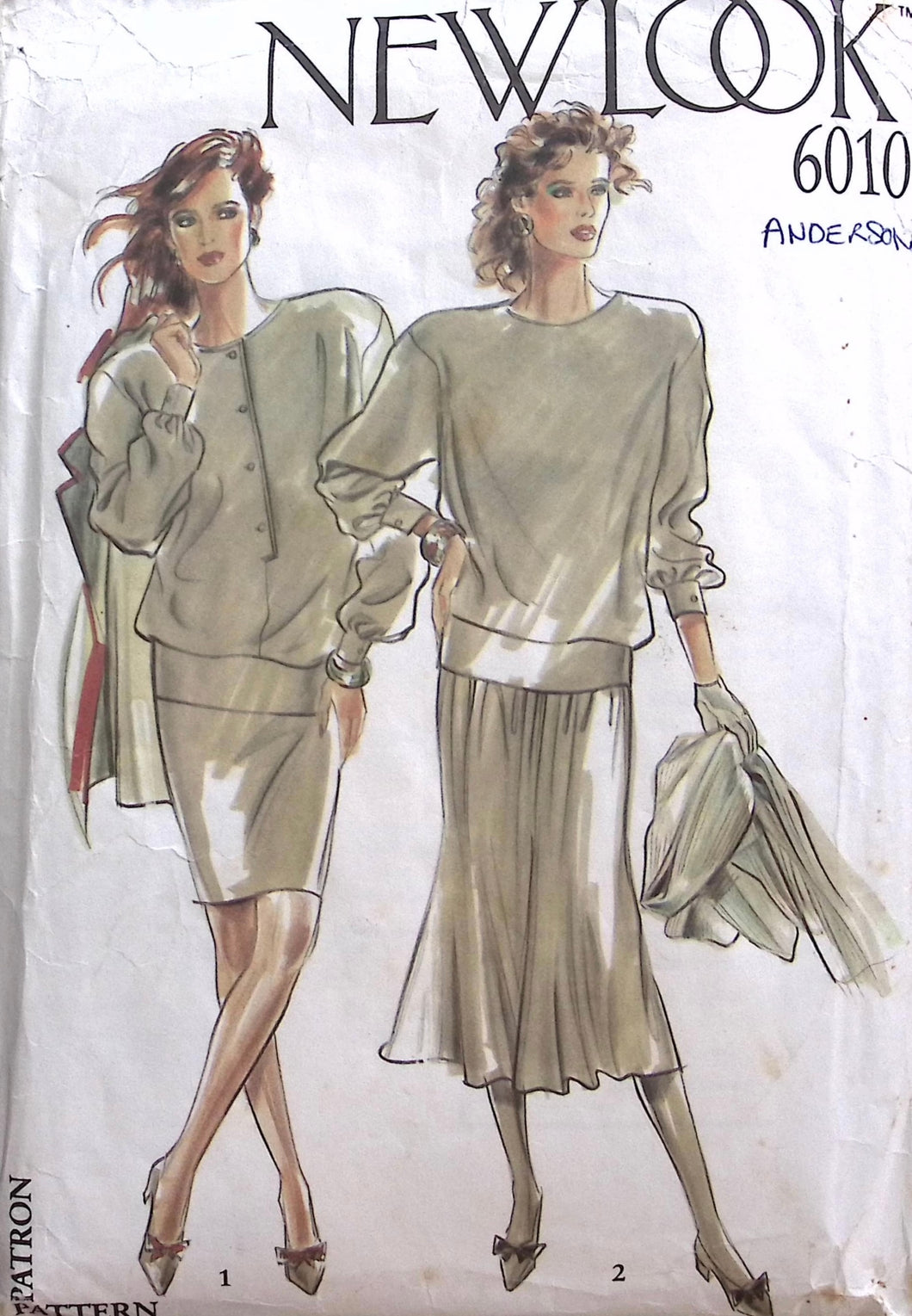 Vintage Sewing Pattern: New Look 6010