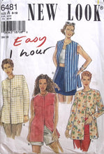 Load image into Gallery viewer, Vintage Sewing Pattern: New Look 6481

