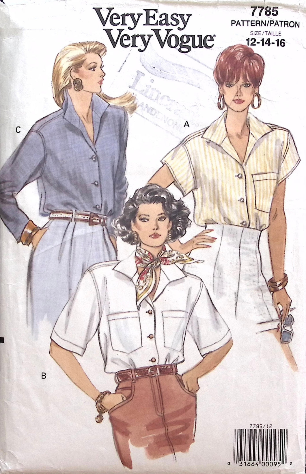 Vintage Sewing Pattern: Vogue 7785