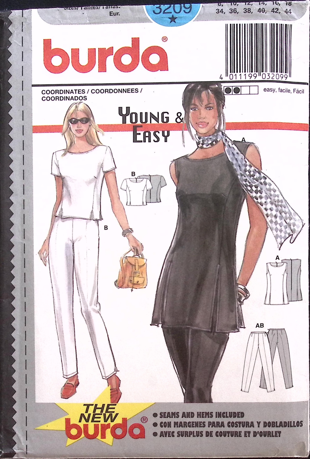 Vintage SEwing Pattern: Burda 3209