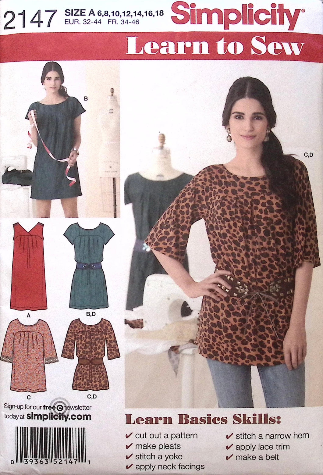 2011 Sewing Pattern: Simplicity 2147
