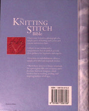 Load image into Gallery viewer, The Knitting Stitch Bible by Maria Parry-Jones
