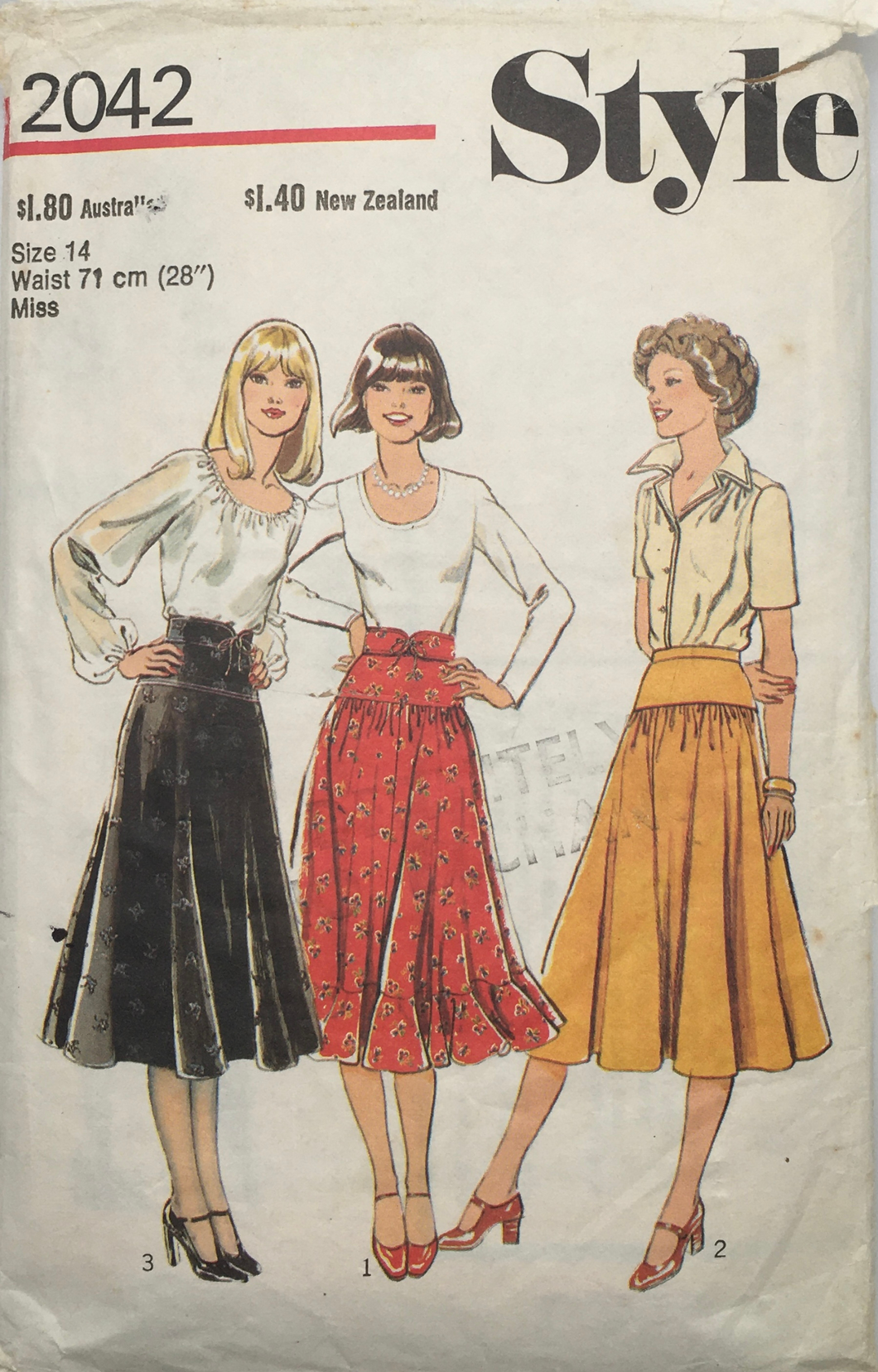 1978 Vintage Sewing Pattern: Style 2042