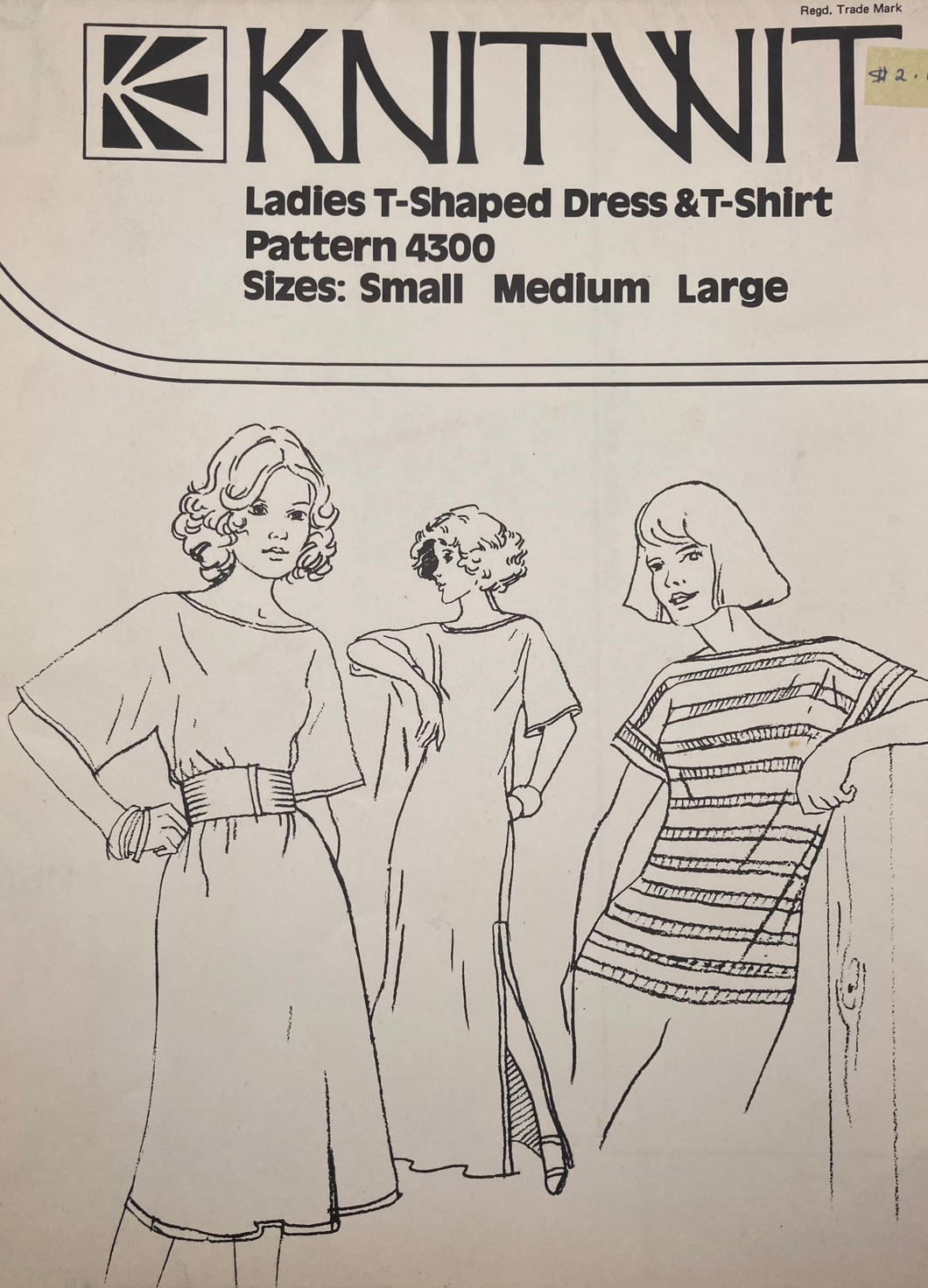1976 Vintage Sewing Pattern: Knitwit 4300