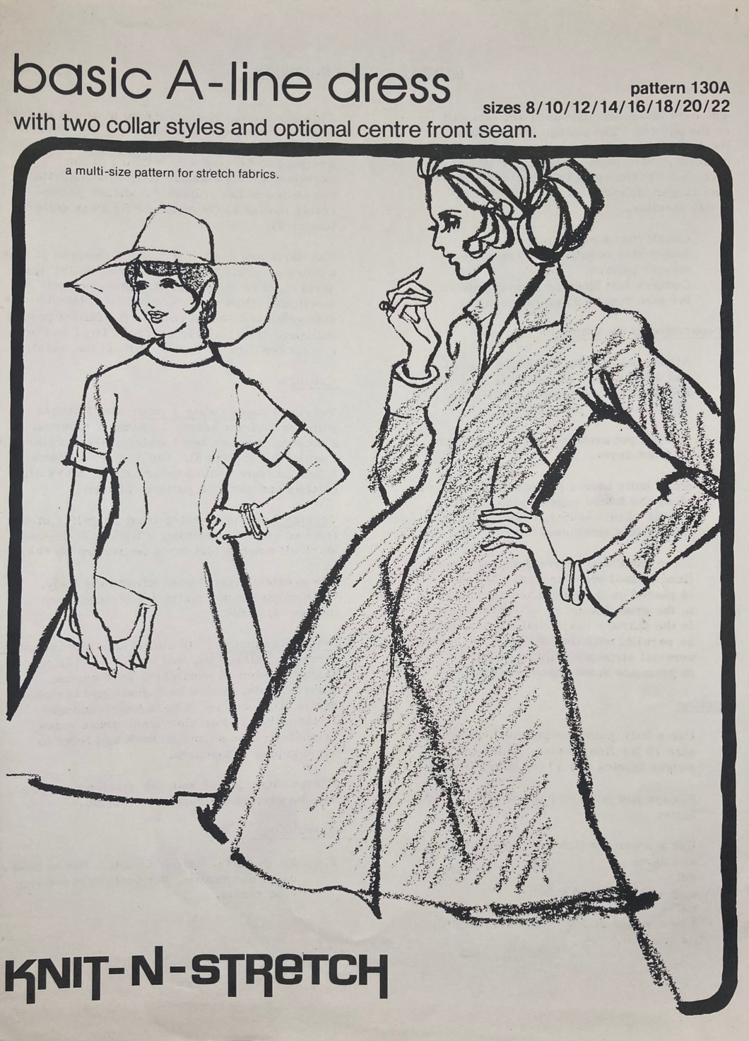 1977 Vintage Sewing Pattern: Knit-N-Stretch 130A