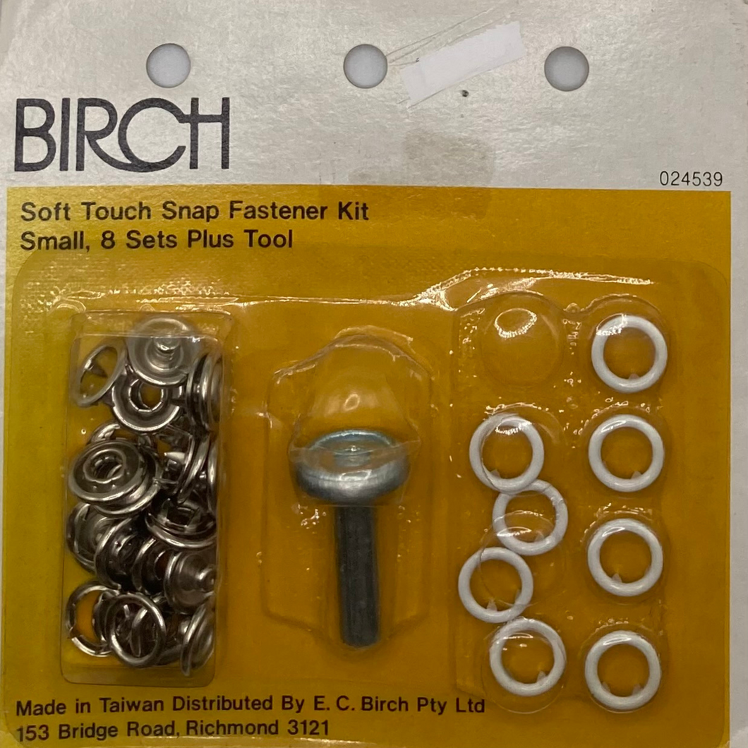 Soft Touch Snap Fastener Kit