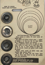 Load image into Gallery viewer, Vintage Korbond Self-Cover Buttons
