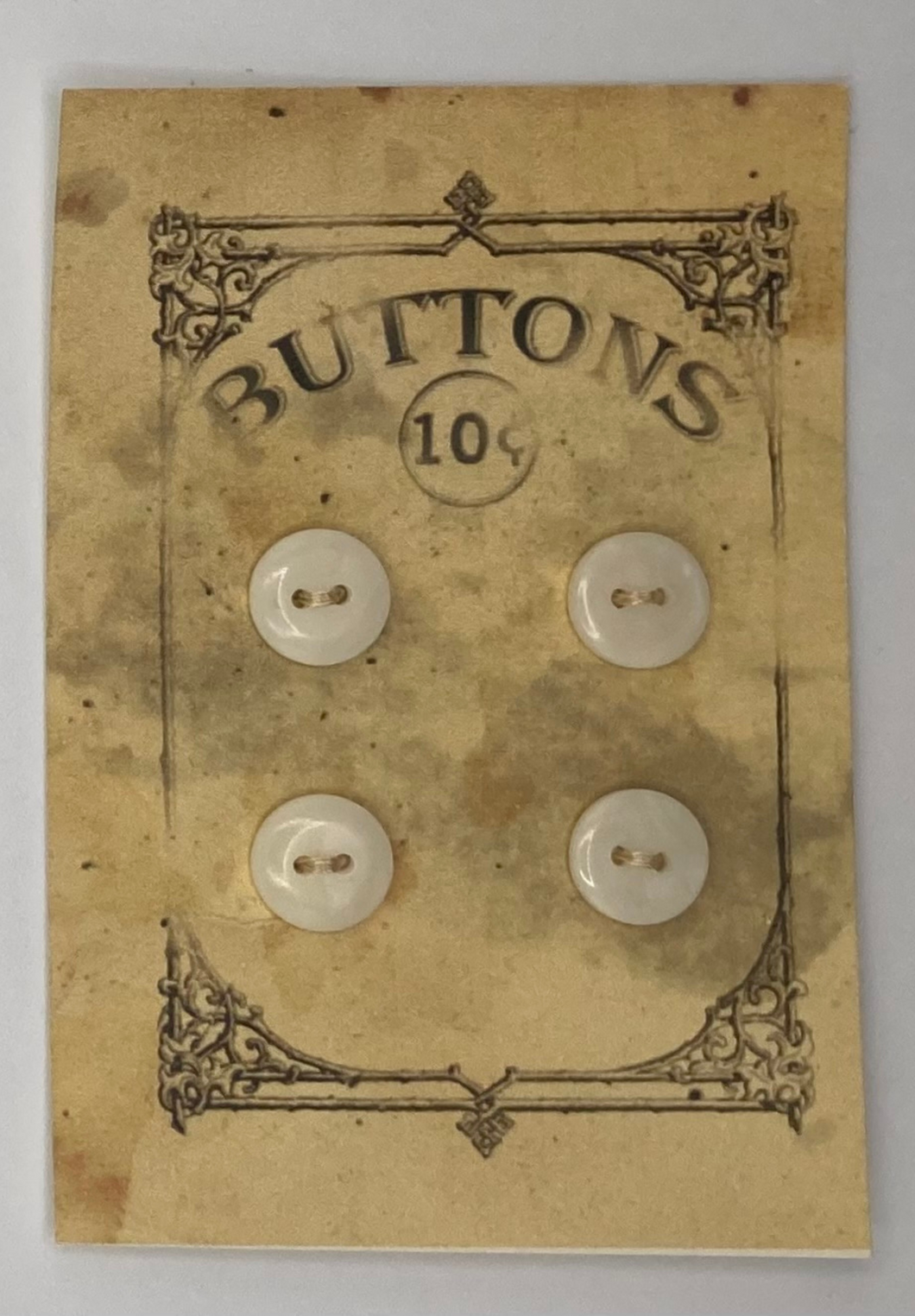 Vintage Cream Buttons