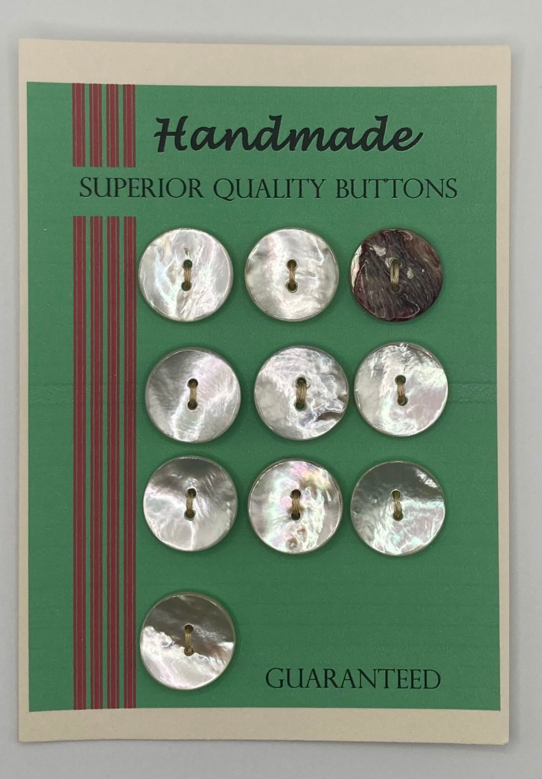 Handmade Mother of Pearl Shell Buttons