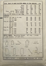 Load image into Gallery viewer, Vintage Sewing Pattern: Weigel&#39;s 2848
