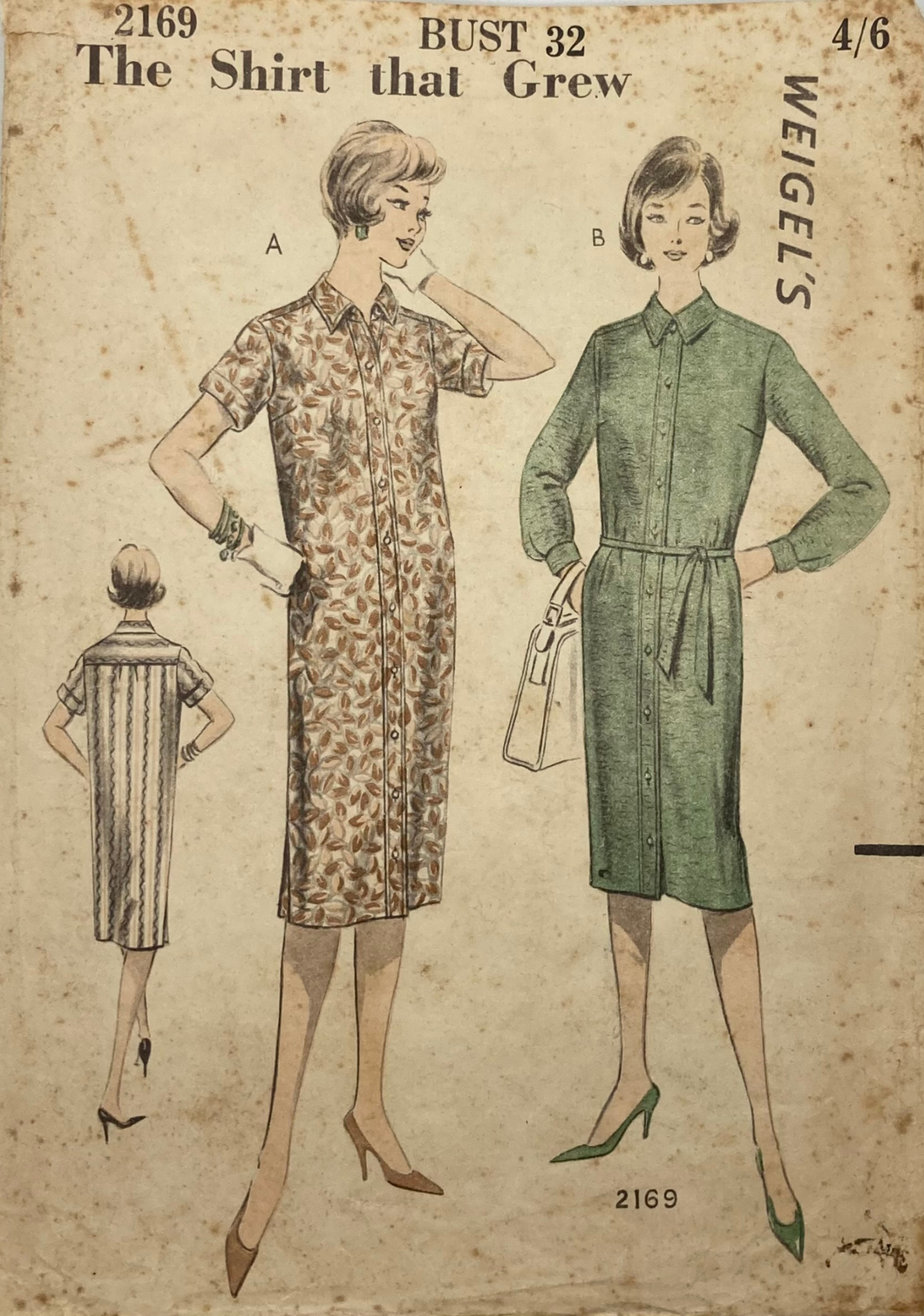 Vintage Sewing Pattern: Weigel's 2169