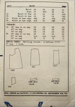 Load image into Gallery viewer, Vintage Sewing Pattern: Weigel&#39;s 2837
