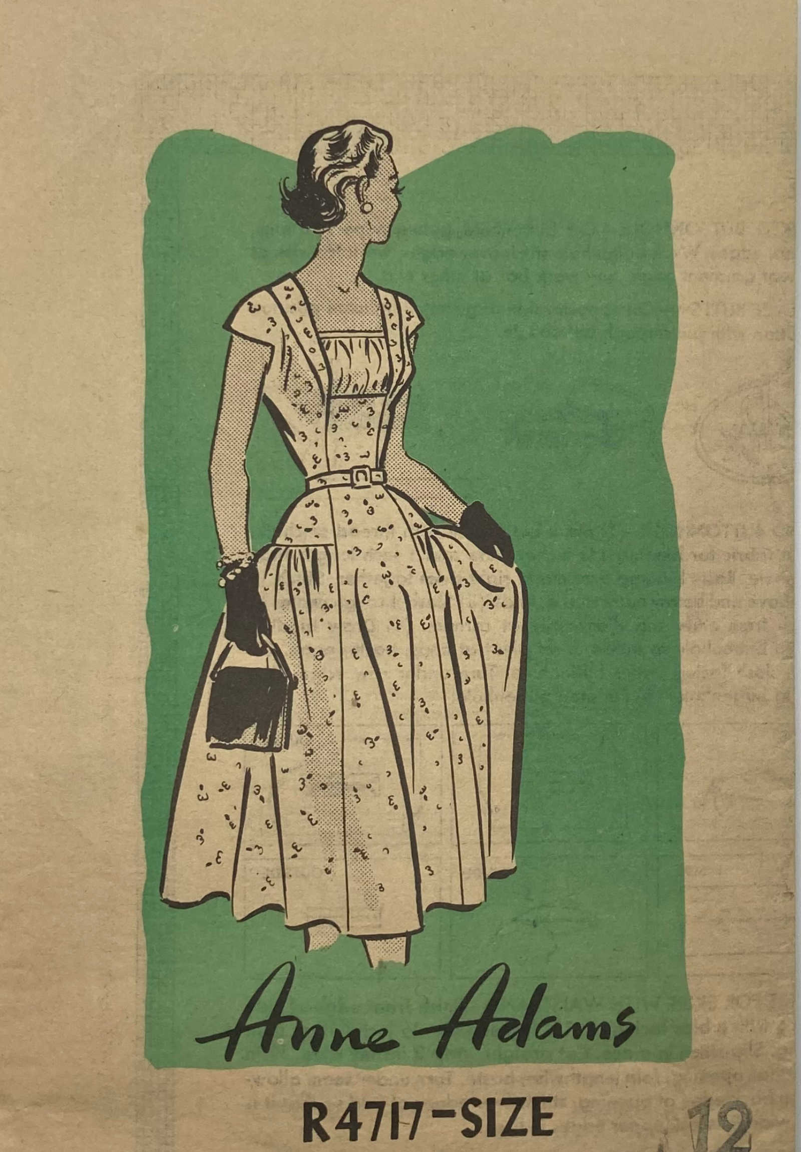 Anne Rees Designs Patterns Vintage Sewing Pattern: Anne Adams R4717 – Vintage Stitch Australia