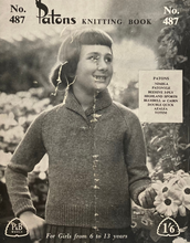 Load image into Gallery viewer, Vintage Patons Knitting Booklet No.487
