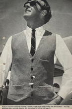 Load image into Gallery viewer, Vintage Knits for Men of Action Book 766 by Patons
