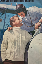 Load image into Gallery viewer, Vintage Knits for Men of Action Book 766 by Patons
