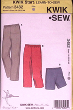 Load image into Gallery viewer, Vintage Sewing Pattern: Kwik Sew 3482
