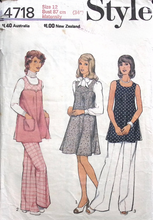 Load image into Gallery viewer, Vintage Sewing Pattern: Style 4718
