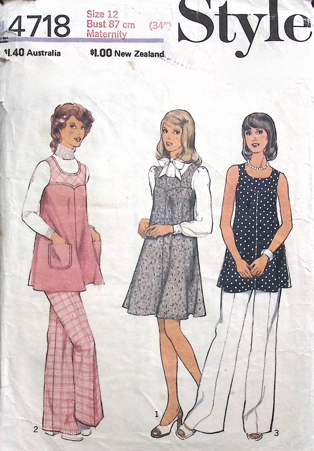 Vintage Sewing Pattern: Style 4718