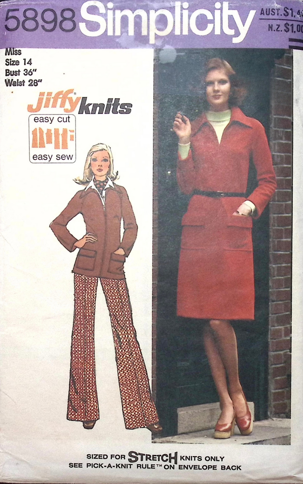 Vintage Sewing Pattern: Simplicity 5898