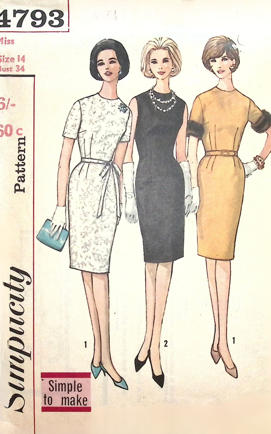 Vintage Sewing Pattern: Simplicity 4793